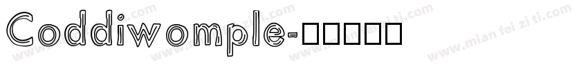 Coddiwomple字体转换