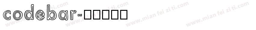 codebar字体转换