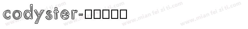 codyster字体转换