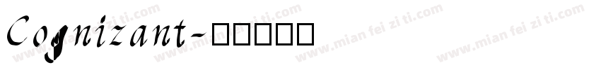 Cognizant字体转换