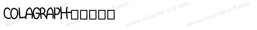 Colagraph字体转换