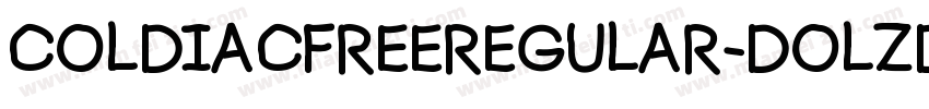 ColdiacfreeRegular-DOLzD字体转换