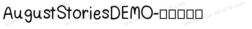 AugustStoriesDEMO字体转换