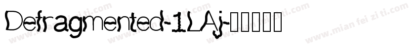 Defragmented-1LAj字体转换