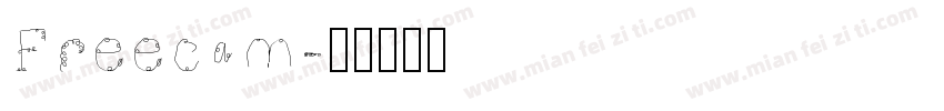 Freecam字体转换