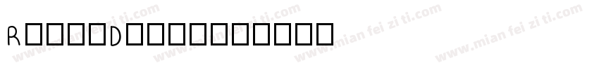 RawksDream字体转换