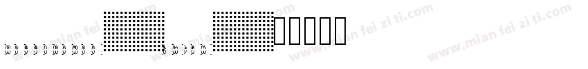 Mossimo200-Black字体转换