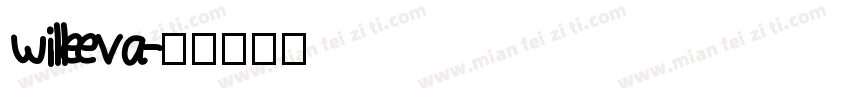 willeeva字体转换