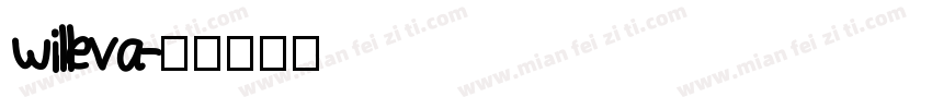 willeva字体转换