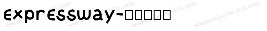 expressway字体转换