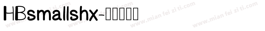 HBsmallshx字体转换