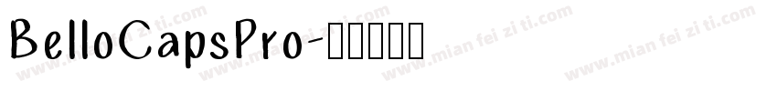 BelloCapsPro字体转换