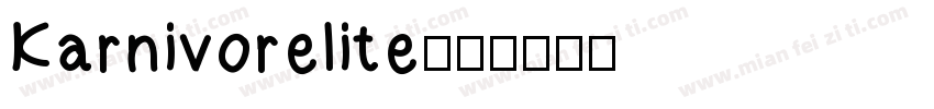 Karnivorelite字体转换