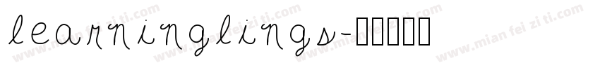 learninglings字体转换