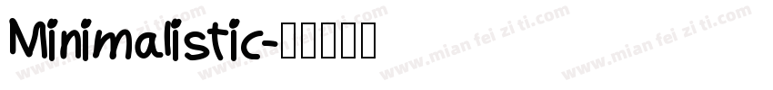 Minimalistic字体转换