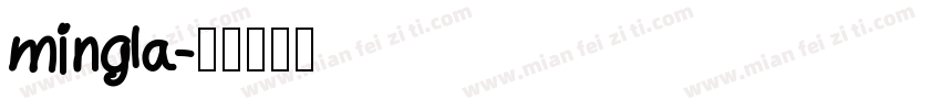 mingla字体转换