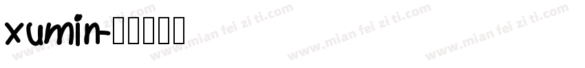 xumin字体转换