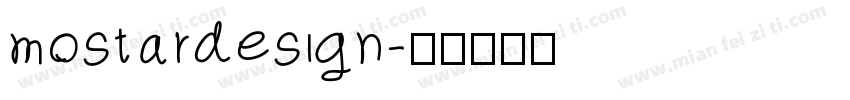 mostardesign字体转换