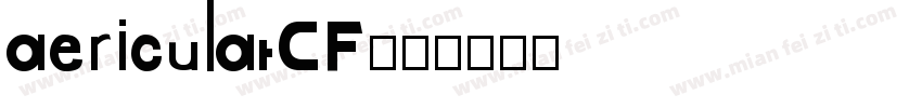 aericulatCF字体转换
