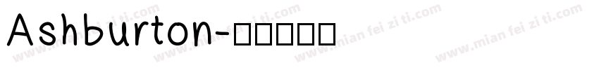 Ashburton字体转换