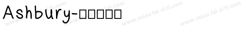 Ashbury字体转换