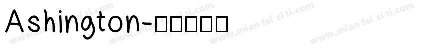 Ashington字体转换