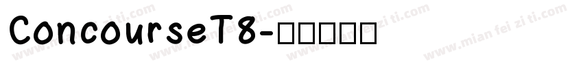 ConcourseT8字体转换