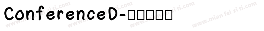 ConferenceD字体转换