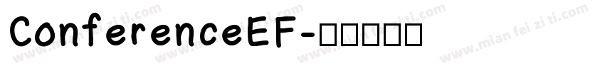 ConferenceEF字体转换