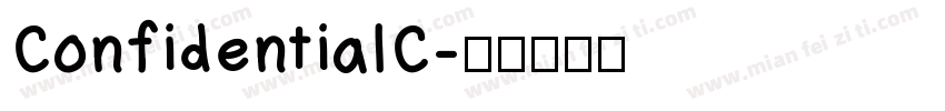 ConfidentialC字体转换