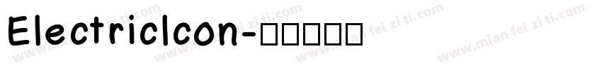 Electriclcon字体转换
