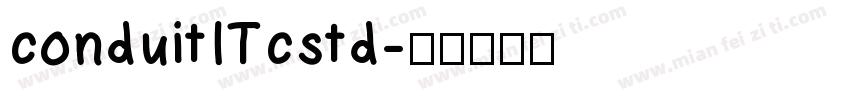 conduitITcstd字体转换