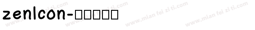 zenlcon字体转换