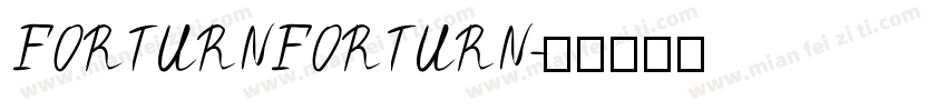 FORTURNFORTURN字体转换 FORTURNFORTURN字体转换