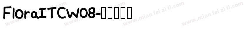 FloraITCW08字体转换