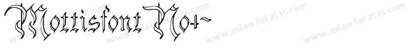 MottisfontNo4字体转换