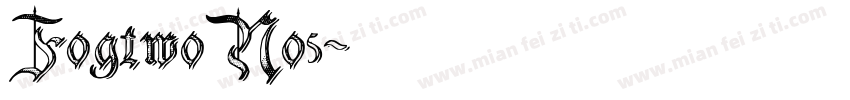 FogtwoNo5字体转换