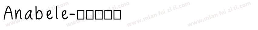 Anabele字体转换
