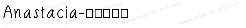 Anastacia字体转换