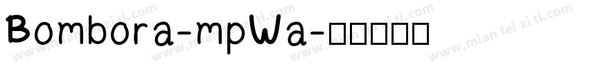 Bombora-mpWa字体转换