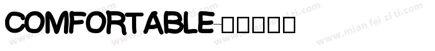 comfortable字体转换