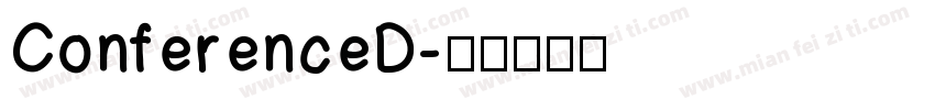 ConferenceD字体转换