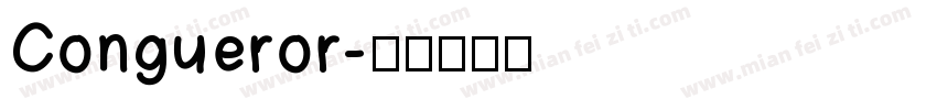 Congueror字体转换