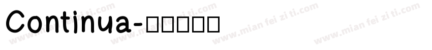 Continua字体转换