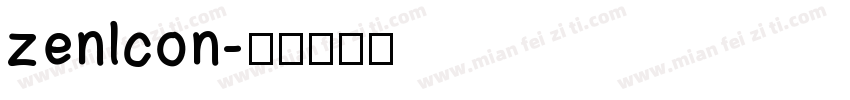 zenlcon字体转换