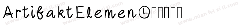 ArtifaktElemen字体转换