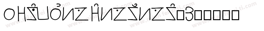 HYDiShengYingTongTiw字体转换