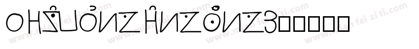 HYDiShengYingXiong字体转换