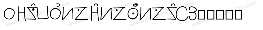 HYDiShengYingXiongTiJ字体转换
