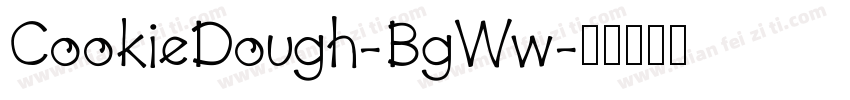 CookieDough-BgWw字体转换